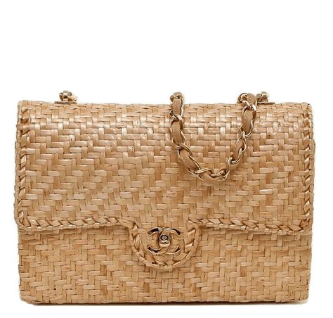 chanel rattan bag.